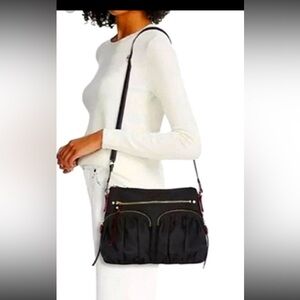 MZ Wallace Paige Black Crossbody Bag